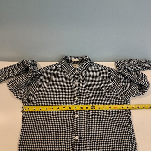 J. Crew Men's Small Slim Fit Double-Weave Plaid Button Down Shirt Style AI327 - Picture 11 of 15